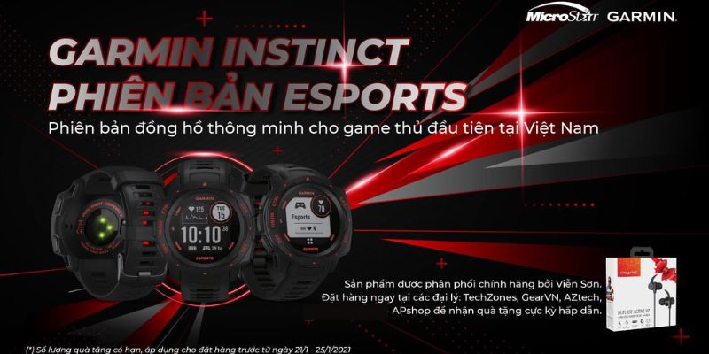 8xbet_Đồng Hồ Thông Minh Phiên Bản E-sports Garmin Instinct